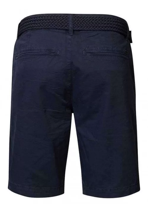 Ανδρική Βερμούδα Chino Ελαστική Petrol SHO504-5152 Μπλε