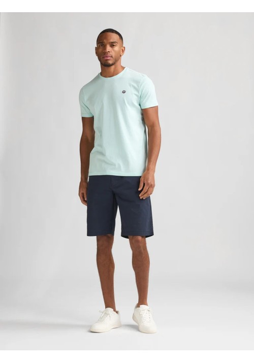 Ανδρική Βερμούδα Chino Petrol M-1060-SHO501-5178 Μπλε