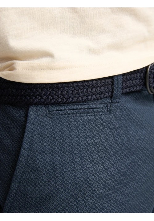 Ανδρική Βερμούδα Ελαστική Chino Petrol M-1060-SHO5O3-5178  Blue