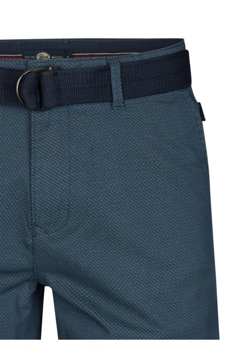 Ανδρική Βερμούδα Ελαστική Chino Petrol M-1060-SHO5O3-5178  Blue