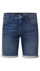 Ανδρική Βερμούδα Τζιν Petrol M-1040-SHO001-5701 Μπλε