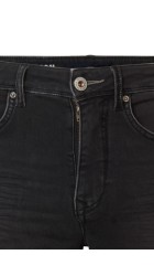 Ανδρική Βερμούδα Τζιν Μαύρη Ελαστική Petrol M-1020-9705