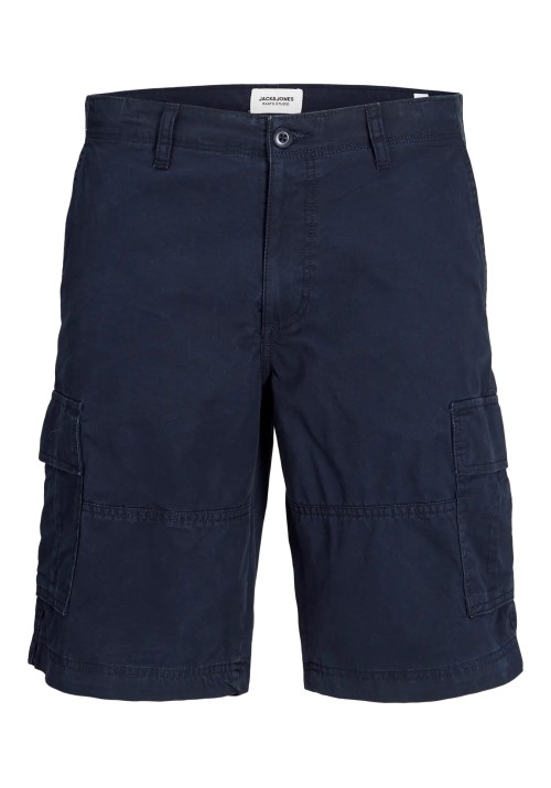 Ανδρική Βερμούδα Cargo Jack & Jones JPSTCole Mateo Gargo Short Mid SN 12274389 Dark Navy
