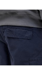 Ανδρική Βερμούδα Cargo Jack & Jones JPSTCole Mateo Gargo Short Mid SN 12274389 Dark Navy