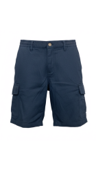 Ανδρική Βερμούδα Λινή FQChiko Linen Cargo Shorts 21900778-194011 Μπλε