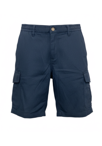 Ανδρική Βερμούδα Λινή FQChiko Linen Cargo Shorts 21900778-194011 Μπλε