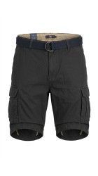 Ανδρική Βερμούδα Cargo Petrol M-1060-SHO500-9999 Μαύρο