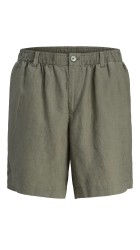 Ανδρική Βερμούδα Λινή Jack & Jones JPSTBill Lawrence Linen Shorts SRT LN 12253134 Tea Leaf