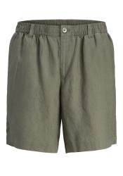Ανδρική Βερμούδα Λινή Jack & Jones JPSTBill Lawrence Linen Shorts SRT LN 12253134 Tea Leaf