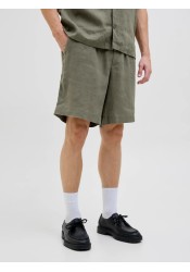 Ανδρική Βερμούδα Λινή Jack & Jones JPSTBill Lawrence Linen Shorts SRT LN 12253134 Tea Leaf