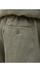 Ανδρική Βερμούδα Λινή Jack & Jones JPSTBill Lawrence Linen Shorts SRT LN 12253134 Tea Leaf