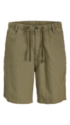 Ανδρική Βερμούδα Chino jack & Jones  12292332 JPSTJAIDEN HYBRID BONDI JOG SHORT REG SN Λαδί