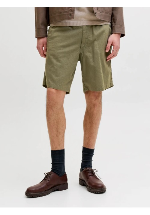 Ανδρική Βερμούδα Chino jack & Jones  12292332 JPSTJAIDEN HYBRID BONDI JOG SHORT REG SN Λαδί