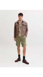 Ανδρική Βερμούδα Chino jack & Jones  12292332 JPSTJAIDEN HYBRID BONDI JOG SHORT REG SN Λαδί