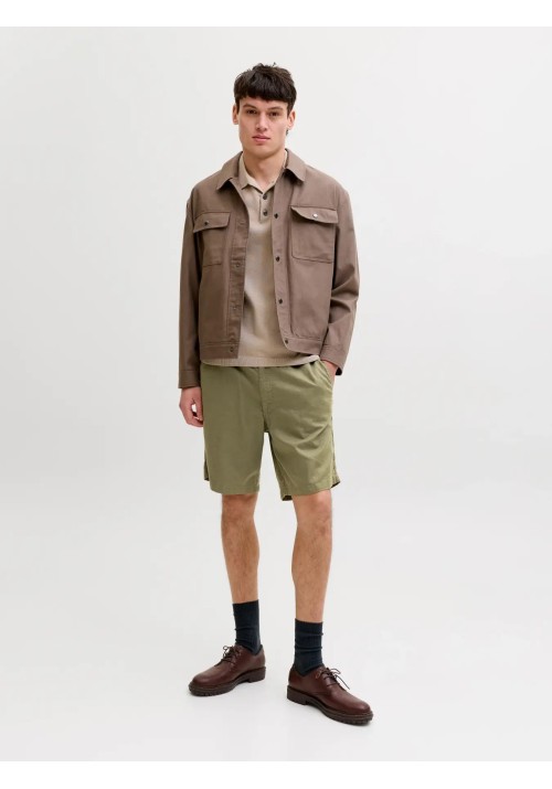 Ανδρική Βερμούδα Chino jack & Jones  12292332 JPSTJAIDEN HYBRID BONDI JOG SHORT REG SN Λαδί