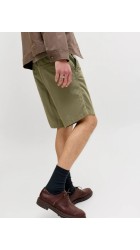 Ανδρική Βερμούδα Chino jack & Jones  12292332 JPSTJAIDEN HYBRID BONDI JOG SHORT REG SN Λαδί