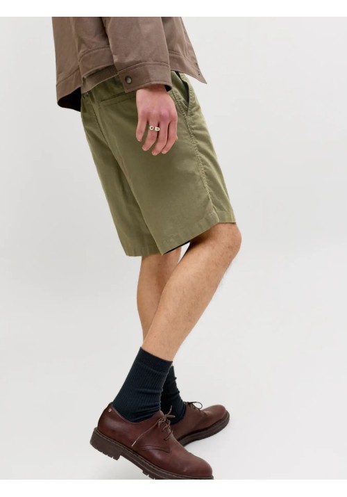 Ανδρική Βερμούδα Chino jack & Jones  12292332 JPSTJAIDEN HYBRID BONDI JOG SHORT REG SN Λαδί