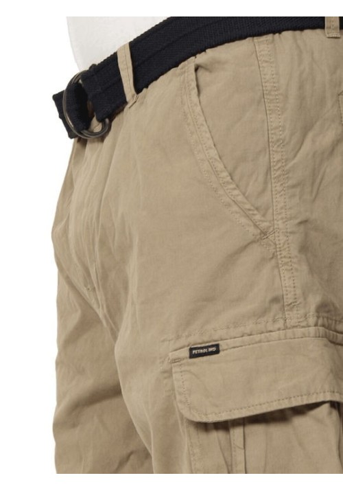 Ανδρική Βερμούδα Cargo Petrol M-1060-SHO500-7130 Μπέζ