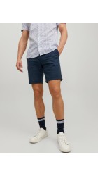 Ανδρική Βερμούδα Chino Λινή Jack & Jones Linen 12229629 Μπλε