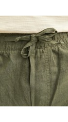 Ανδρική Βερμούδα Chino Λινή Jack & Jones Linen 12248629 Λαδί