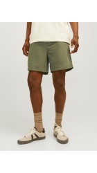 Ανδρική Βερμούδα Chino Λινή Jack & Jones Linen 12248629 Λαδί