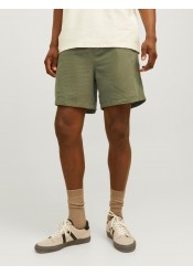 Ανδρική Βερμούδα Chino Λινή Jack & Jones Linen 12248629 Λαδί