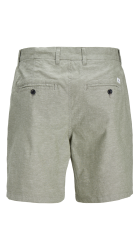 Ανδρική Βερμούδα Chino Λινή Jack & Jones JPStace Summer Short Srt SN 12248627 Green Melange