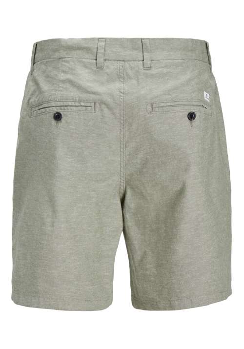 Ανδρική Βερμούδα Chino Λινή Jack & Jones JPStace Summer Short Srt SN 12248627 Λαδί