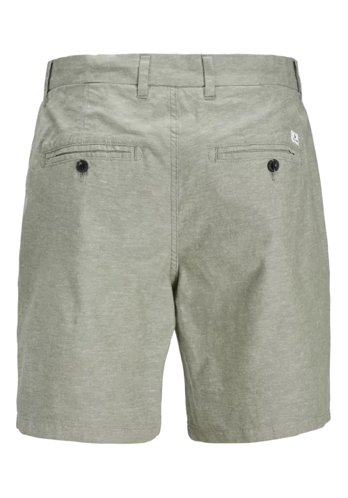 Ανδρική Βερμούδα Chino Λινή Jack & Jones JPStace Summer Short Srt SN 12248627 Green Melange