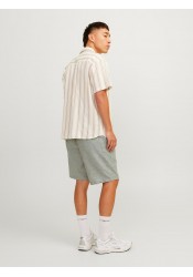 Ανδρική Βερμούδα Chino Λινή Jack & Jones JPStace Summer Short Srt SN 12248627 Λαδί