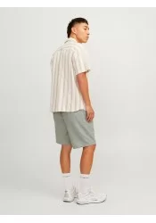Ανδρική Βερμούδα Chino Λινή Jack & Jones JPStace Summer Short Srt SN 12248627 Green Melange Ανδρική Βερμούδα Chino Λινή Jack & Jones JPStace Summer Short Srt SN 12248627 Green Melange