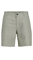 Ανδρική Βερμούδα Chino Λινή Jack & Jones JPStace Summer Short Srt SN 12248627 Green Melange