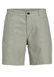 Ανδρική Βερμούδα Chino Λινή Jack & Jones JPStace Summer Short Srt SN 12248627 Green Melange