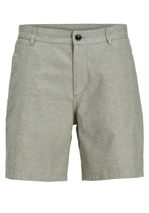 Ανδρική Βερμούδα Chino Λινή Jack & Jones JPStace Summer Short Srt SN 12248627 Λαδί