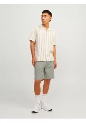 Ανδρική Βερμούδα Chino Λινή Jack & Jones JPStace Summer Short Srt SN 12248627 Green Melange Ανδρική Βερμούδα Chino Λινή Jack & Jones JPStace Summer Short Srt SN 12248627 Green Melange