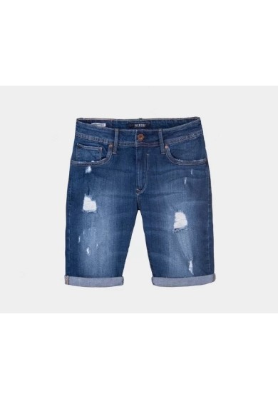 Aνδρική Βερμούδα Τζιν με Φθορές Tiffosi 32336-20 Μπλε