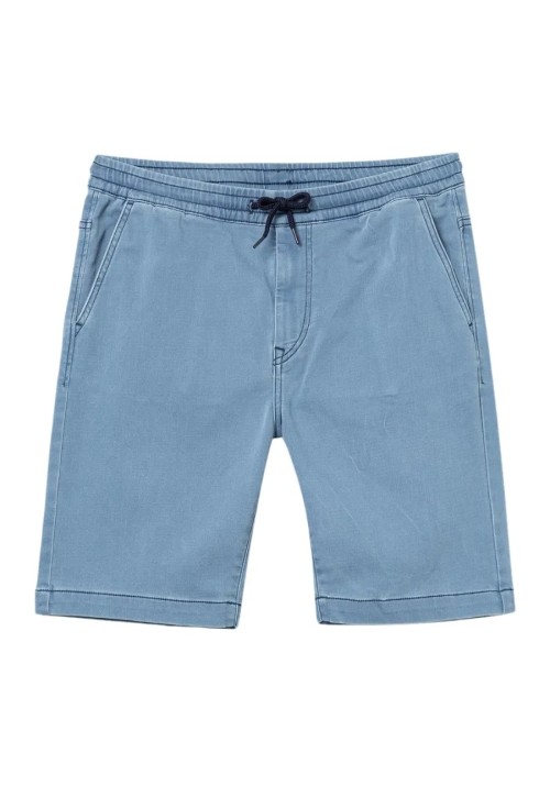 Ανδρική Βερμούδα Ελαστική Chino Tiffosi Indigo Knit Short 10054358-37 Γαλάζια