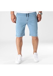Ανδρική Βερμούδα Ελαστική Chino Tiffosi Indigo Knit Short 10054358-37 Γαλάζια