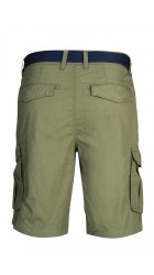 Ανδρική Βερμούδα Cargo Petrol SHO500-6134 Χακί