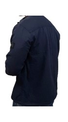 Ανδρικό Μπουφάν με Επένδυση Jack & Jones LS 12215787 Μπλε