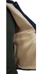 Ανδρικό Μπουφάν με Επένδυση Jack & Jones LS 12215787 Μπλε