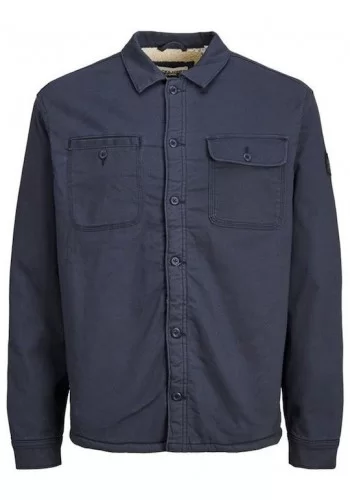 Ανδρικό Μπουφάν με Επένδυση Jack & Jones LS 12215787 Μπλε