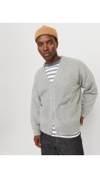 Ανδρική Ζακέτα Πλεκτή με κουμπιά Jack & Jones 12277984 Jorwinter cropped knit Stydaw Light Grey Melange