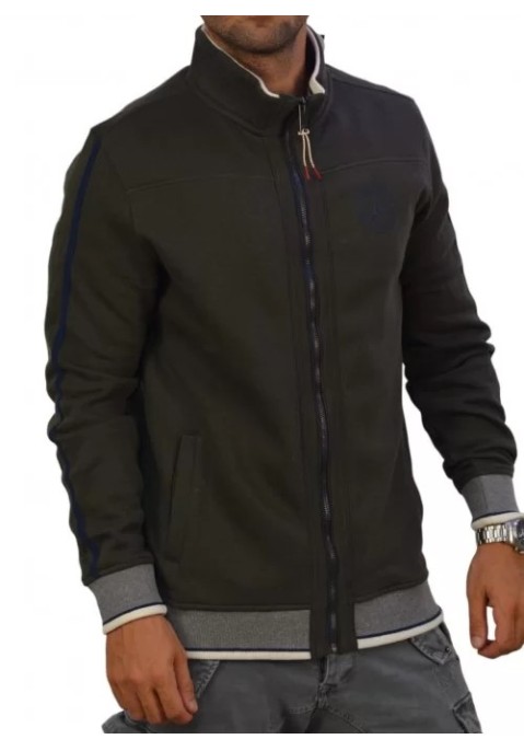 Ανδρική Ζακέτα Φούτερ FQ1924 Wiliam Sweat Cardigan 21900270 Λαδί
