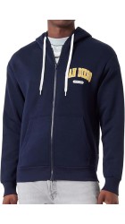 Ανδρική Φούτερ Ζακέτα Jack & Jones JJebradley Varsity Sweat Zip Hood 12270064-2 Μπλέ