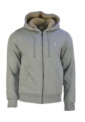 Ανδρική Φούτερ Ζακέτα Jack & Jones JPRBlumason Teddy Sweat Zip 12262125 Cool Grey