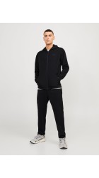 Ανδρική Ζακέτα Φούτερ Jack & Jones JCocloud Sweat Zip Hood Noos 12253764 Μαύρη