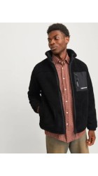 Ανδρικό Μπουφάν Fleece Jack & Jones Jorvesterbro Teddy Jacket AW24 Noos 12260450 Μαύρο