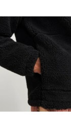 Ανδρικό Μπουφάν Fleece Jack & Jones Jorvesterbro Teddy Jacket AW24 Noos 12260450 Μαύρο