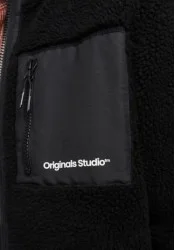 Ανδρικό Μπουφάν Fleece Jack & Jones Jorvesterbro Teddy Jacket AW24 Noos 12260450 Μαύρο